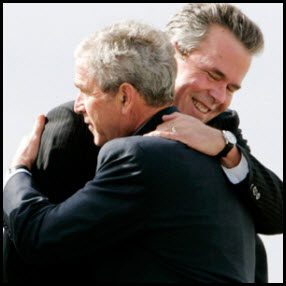 george-bush-jeb-bush-hug-Photograph-by-Corbis